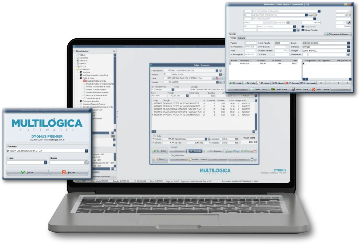 Sistema Multilógica Conectado